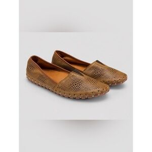 Spring Step Womens Leather Slip On Flats EU 41 US 10 Comfort Shoes Minimalist
